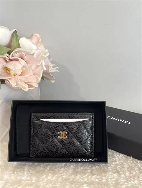 card holder wallet chanel|Chanel card holder price.